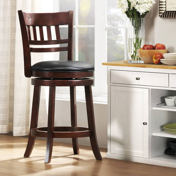 Lark Manor Alyn Swivel Bar & Counter Stool & Reviews Wayfair